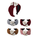 Pearl Decor Knot Headband HB2417-41 (12PC)