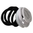 8.5CM Black White Mix Hair Tie RB8BW (12PC)