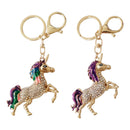 Rhinestone Unicorn Key Chain KC1022-41 (12PC)