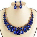 Crystal Necklace Earring Set FJN362 (2PC)