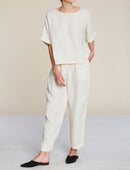 Zoe linen top