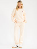 WOMEN'S LONG SLEEVE PULLOVER SWEATER & ELASTIC WAIST PANTS GRAPHIC 2PC. SET
