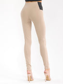 WOMEN'S ELASTIC WAIST SKINNY LEG PANTS