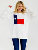 WOMEN'S LONG SLEEVE PULLOVER KNITTED GRAPHIC SWEATER