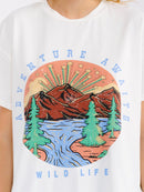WOMEN'S SHORT SLEEVE GRAPHIC T-SHIRT