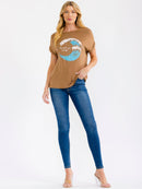 WOMEN'S SHORT SLEEVE BASIC GRAPHIC T-SHIRT