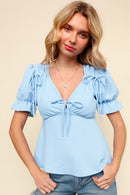 RIBBON BABYDOLL TOP