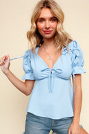 RIBBON BABYDOLL TOP