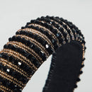 Multi Crystal Beaded Headband HB1202-2 (12PC)