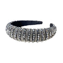Multi Crystal Beaded Headband HB1202-2 (12PC)