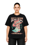(PRE PACK) Plus Size Wild West Cowgirls Graphic Top