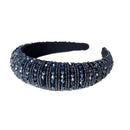 Multi Crystal Beaded Headband HB1202-2 (12PC)