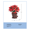3D Wooden Puzzle | Poinsettia