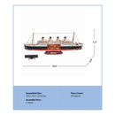 3D Wooden Puzzle | Eternal Atlantic Voyager w/ LED Lights