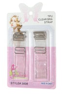3008 12 Pairs Adjustable Replacement Straps, One Size Clear Bra Strap Thick Clear Bra Straps