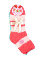 MOPAS LADIES PLUSH SOFT SOCKS (30301_STRIP-B2)