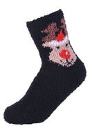 MOPAS LADIES PLUSH SOFT SOCKS (30301_XMAS)