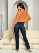 WOMEN'S CROP CABLE KNIT CARDIGAN AND BANDEAU SET