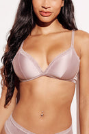 32507 Wirefree satin Bra B C Cup