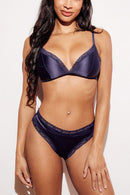 32507 Wirefree satin Bra B C Cup