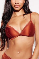 32507 Wirefree satin Bra B C Cup