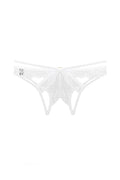 33343 12 Piece Lace & Strappy Open Cheeky Panty