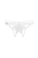 33343 12 Piece Lace & Strappy Open Cheeky Panty