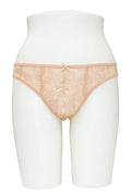 33371 12 Piece Mid Rise, Soft Mesh Back Crotchless Lace Panty
