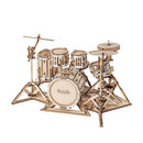 3D Modern Wooden Puzzle | Drum Kit
