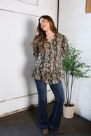 Follow Your Instincts Button Down Blouse (Open Pack)