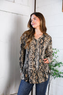 Follow Your Instincts Button Down Blouse (Open Pack)