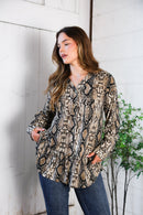 Follow Your Instincts Button Down Blouse (Open Pack)