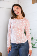 Blushing & Blooming Long Sleeve Tee (Open Pack)
