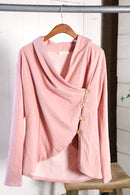 Blush Button Detail Cardigan