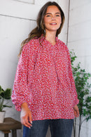 Poppy Daydream Floral Woven Blouse (Open Pack)
