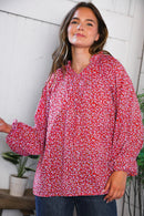 Poppy Daydream Floral Woven Blouse (Open Pack)
