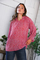Poppy Daydream Floral Woven Blouse (Open Pack)