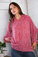 Poppy Daydream Floral Woven Blouse (Open Pack)