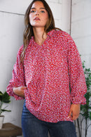 Poppy Daydream Floral Woven Blouse (Open Pack)