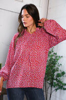 Poppy Daydream Floral Woven Blouse (Open Pack)