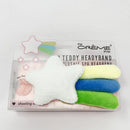 3D Shooting Star Teddy Plush Headband Pink (1 unit)
