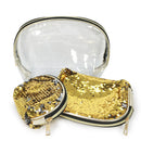 Gold Sequin Cosmetic Bag 3PC Set (1 unit)