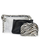Zebra Print Cosmetic Bag 3PC Set (1 unit)