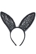 40161 1-Pack 7 Til Midnight Lace Bunny Ears One Size