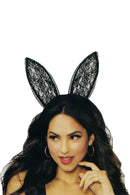 40161 1-Pack 7 Til Midnight Lace Bunny Ears One Size