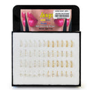 48 PC Hoop Nose Ring Gold, Silver Mix (1 unit)