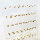 48 PC Tragus Bars Crystal Mix Body Piercing (1 unit)