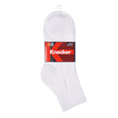 KNOCKER QUARTER SPORTS SOCKS (48523_WHITE)