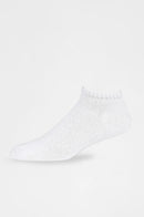 KNOCKER NO SHOW SPORTS SOCKS (49523_WHITE)