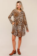 Plus Fit and Flare Swing Midi Dress with Pockets